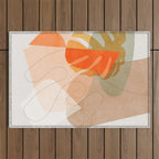 minimal shapes VI Outdoor Rug Gallery Image 1