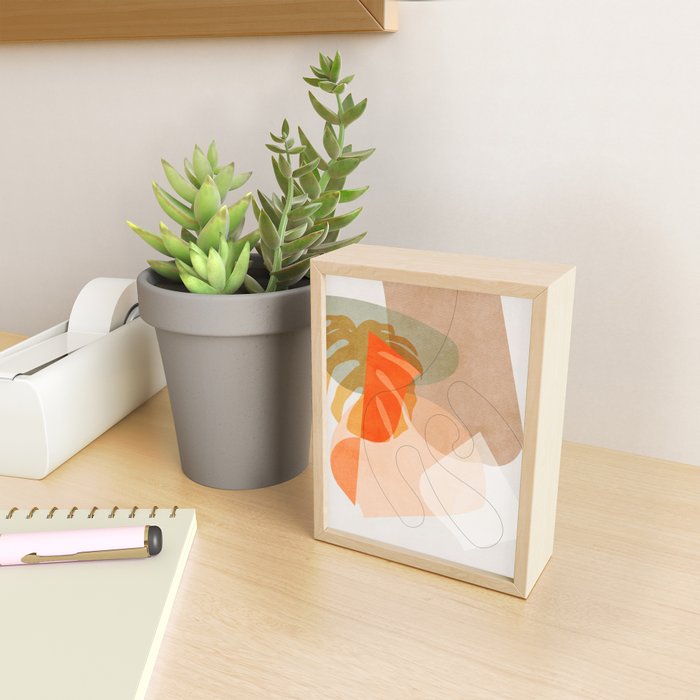 minimal shapes VI Mini Art Print Gallery Image 2