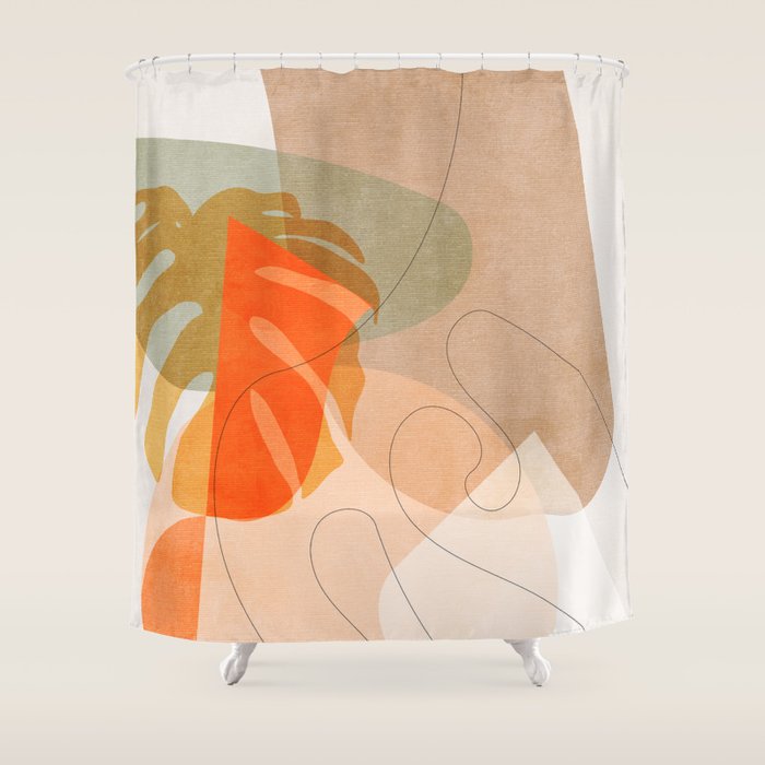 minimal shapes VI Shower Curtain Gallery Image 1