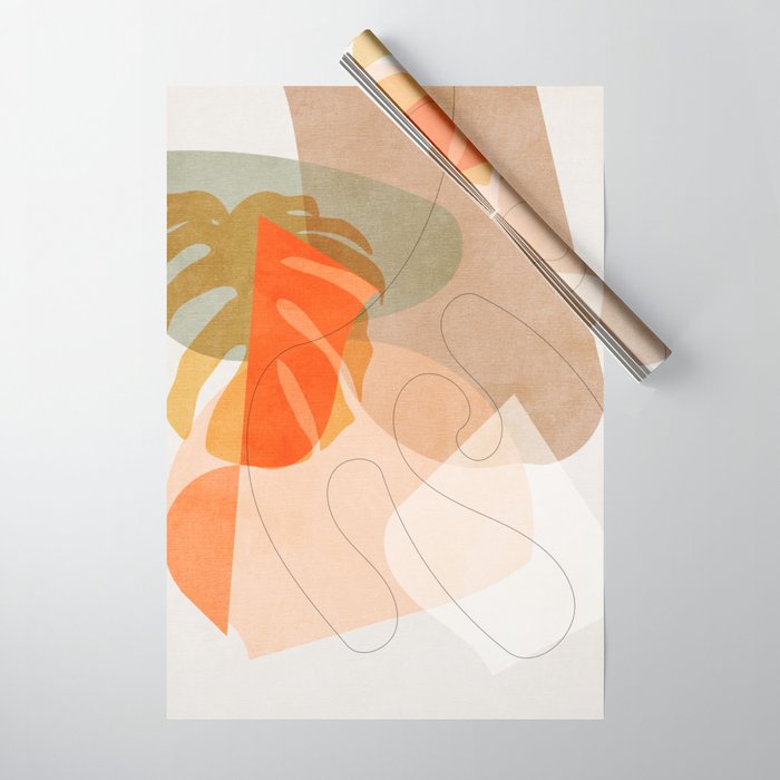 minimal shapes VI Wrapping Paper Gallery Image 1