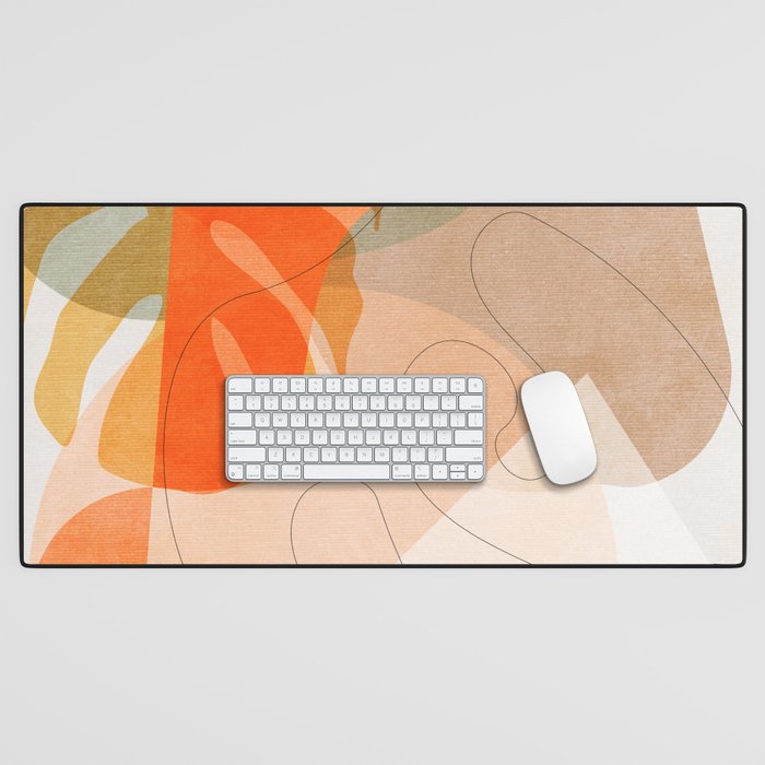 minimal shapes VI Desk Mat Gallery Image 1