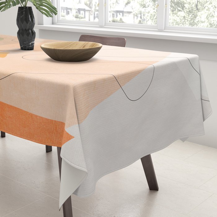 minimal shapes VI Tablecloth Gallery Image 3
