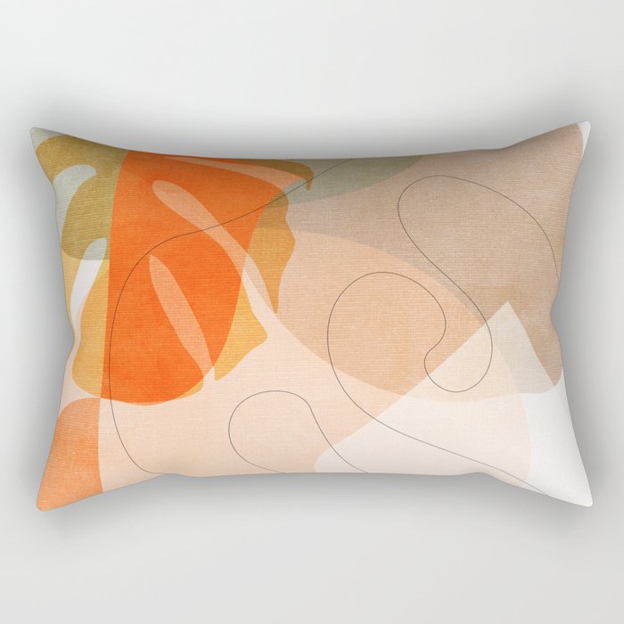 minimal shapes VI Rectangular Pillow Gallery Image 2