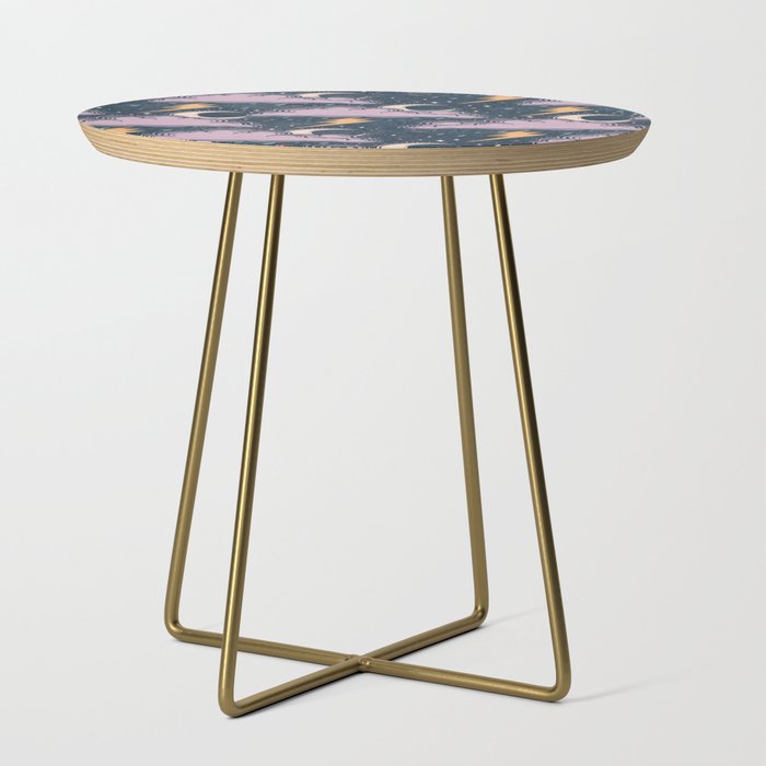Stormy Night - midnight and lavender  Side Table Gallery Image 1