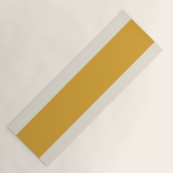 Dual (Yellow Cream) Yoga Mat Gallery Image 1