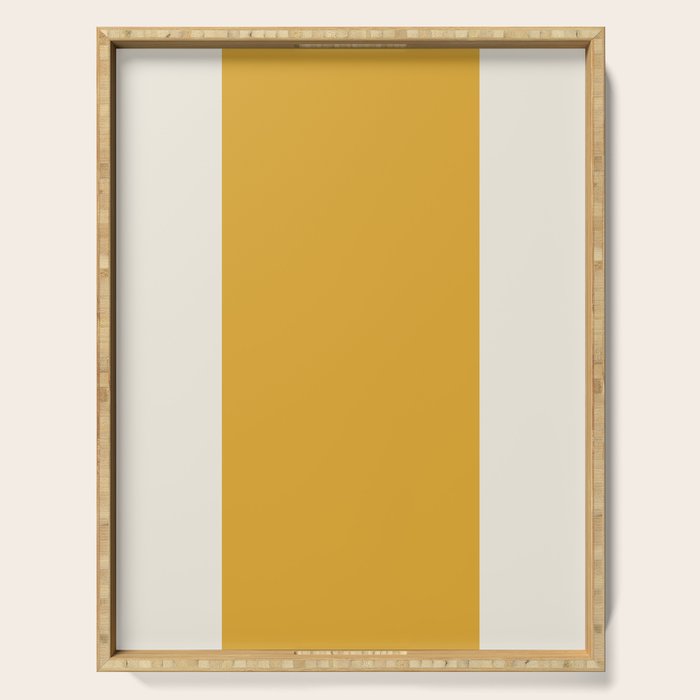 Dual (Yellow Cream) Serving Tray Gallery Image 1
