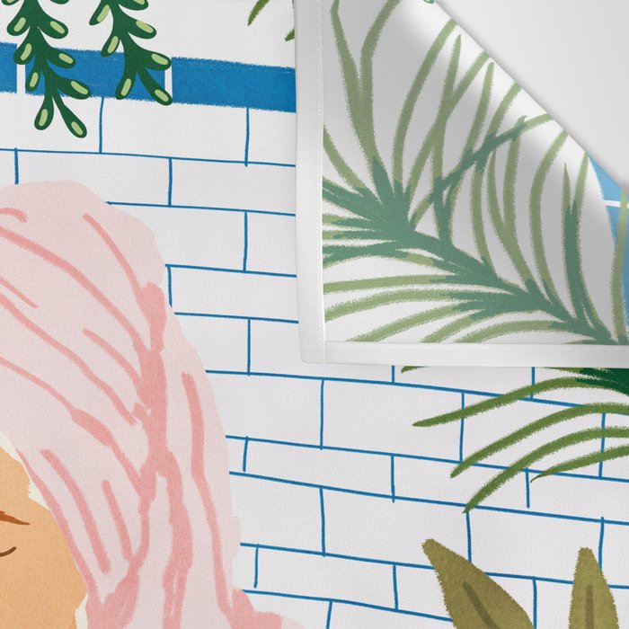 How To Have A Cat Spa Day At Home | Modern Bohemian Home Décor | Pet Bathroom Urban Jungle  Wall Tapestry Gallery Image 3