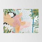 How To Have A Cat Spa Day At Home | Modern Bohemian Home Décor | Pet Bathroom Urban Jungle  Rug Gallery Image 2