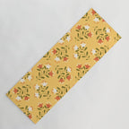 Spring Sunny Floral Pattern Yoga Mat Gallery Image 1