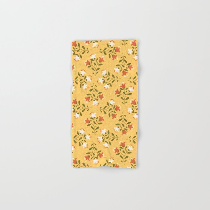Spring Sunny Floral Pattern Bath Towel Gallery Image 1