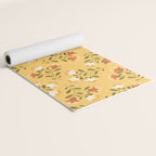 Spring Sunny Floral Pattern Yoga Mat Gallery Image 2