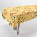 Spring Sunny Floral Pattern Tablecloth Gallery Image 1