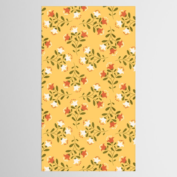 Spring Sunny Floral Pattern Tablecloth Gallery Image 2