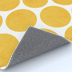 yellow polka dots Rug Gallery Image 4