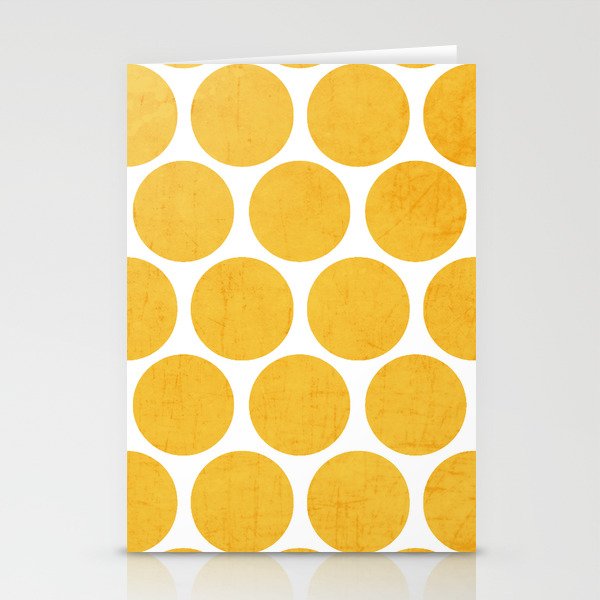 yellow polka dots Stationery Card Gallery Image 2
