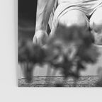 Kiss of Death, grave headstone winged angel of death marble sculpture and man Barcelona, Spain  Poster Gallery Image 3