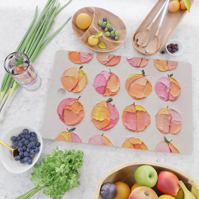 Peaches and Cream 25 Cutting Board Gallery Image 2