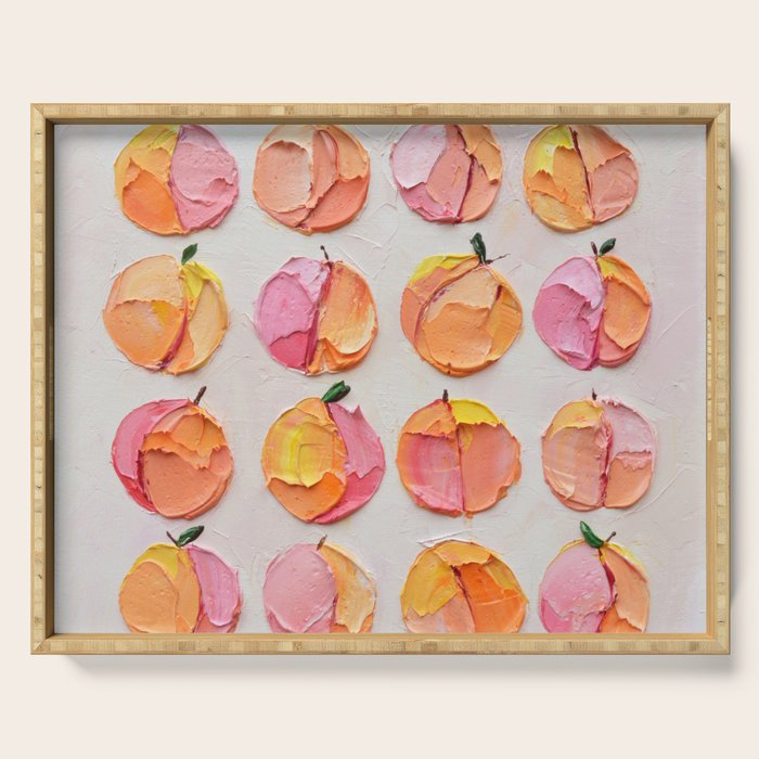 Peaches and Cream 25 Serving Tray Gallery Image 1