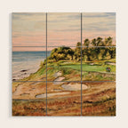 Whistling Straits Golf Course Wood Wall Art Gallery Image 1