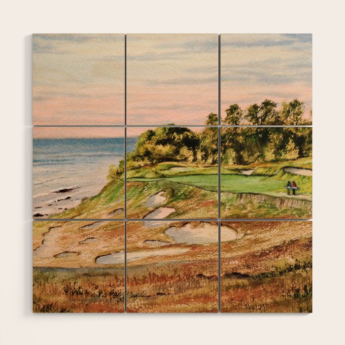 Whistling Straits Golf Course Wood Wall Art Gallery Image 1