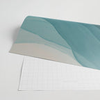 Waves Into The Depths | Wave Texture Design Wrapping Paper Gallery Image 2