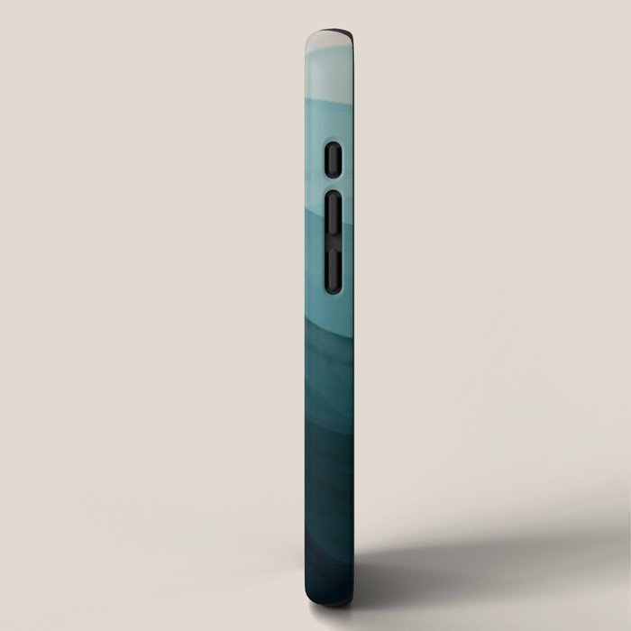 Waves Into The Depths | Wave Texture Design iPhone Case Gallery Image 2