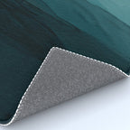 Waves Into The Depths | Wave Texture Design Rug Gallery Image 4