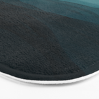 Waves Into The Depths | Wave Texture Design Bath Mat Gallery Image 3