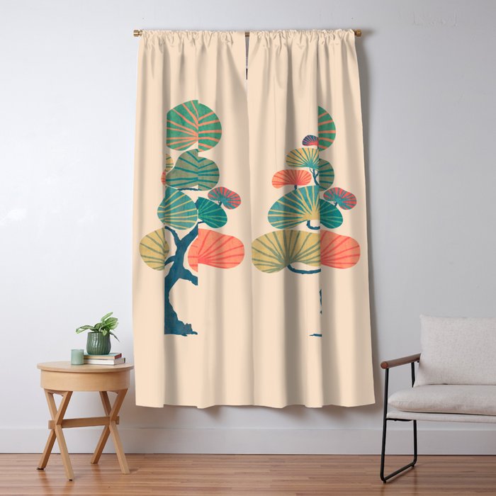 Japan garden Window Curtain Gallery Image 5