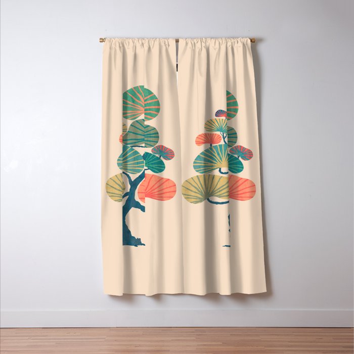 Japan garden Window Curtain Gallery Image 3