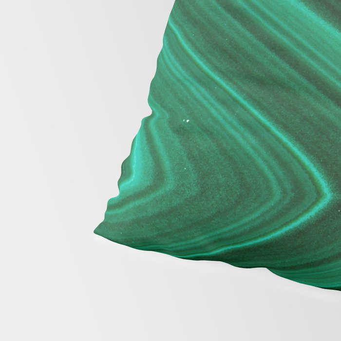 Malachite Green Marble Texture Pillow Sham Gallery Image 4