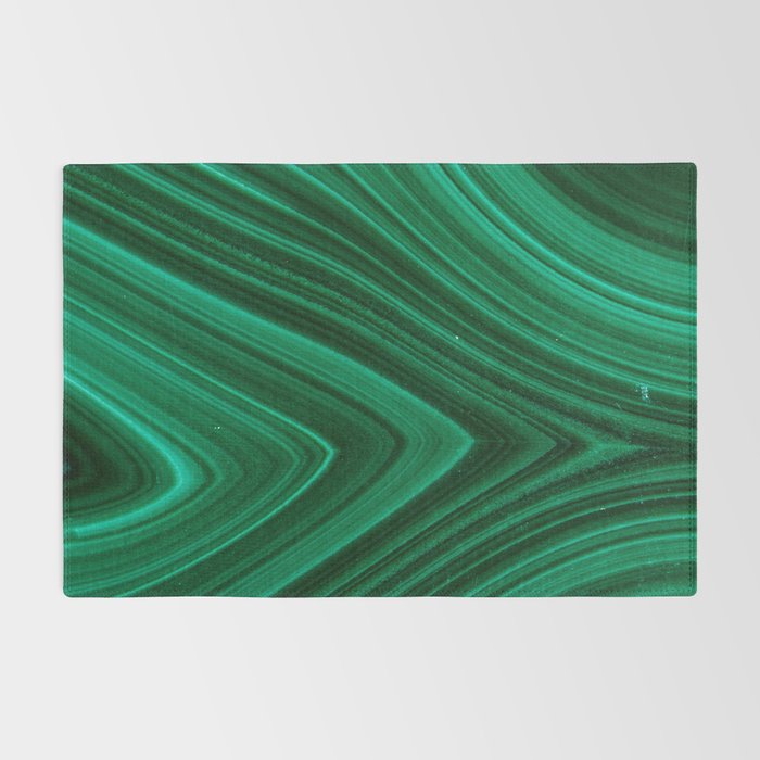Malachite Green Marble Texture Rug Gallery Image 2