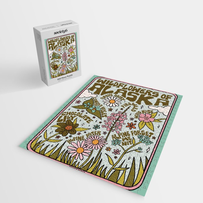 Alaska Wildflowers Jigsaw Puzzle Gallery Image 2