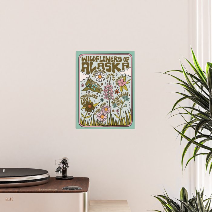 Alaska Wildflowers Poster Gallery Image 2