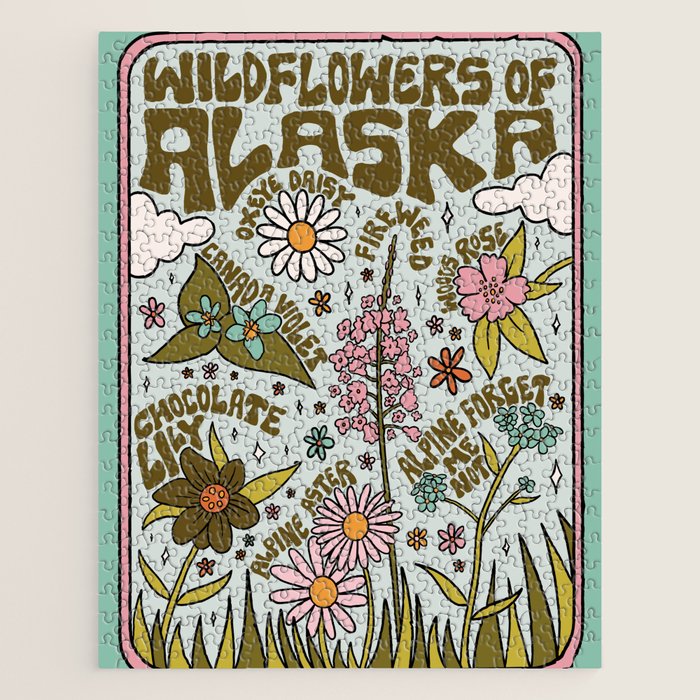 Alaska Wildflowers Jigsaw Puzzle Gallery Image 1