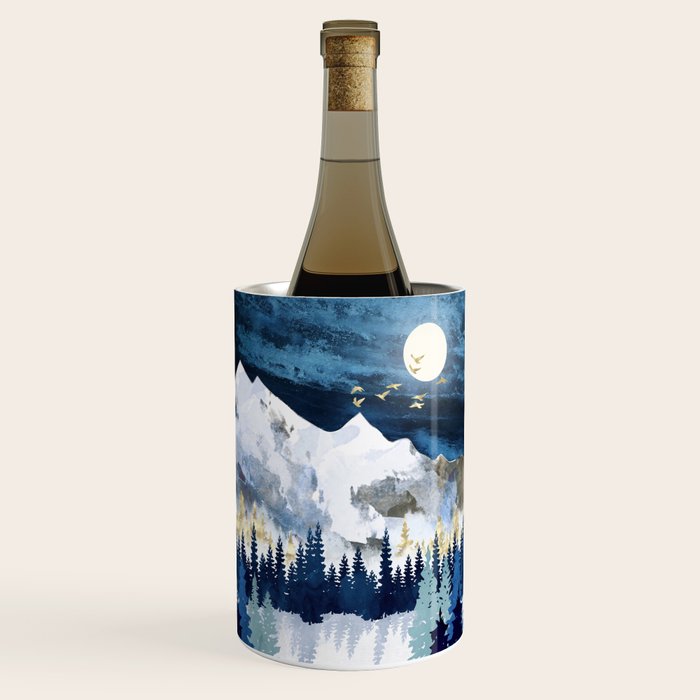 Moonlit Snow Wine Chiller Gallery Image 1