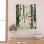 nature's way the deer Wall Tapestry Gallery Image 2