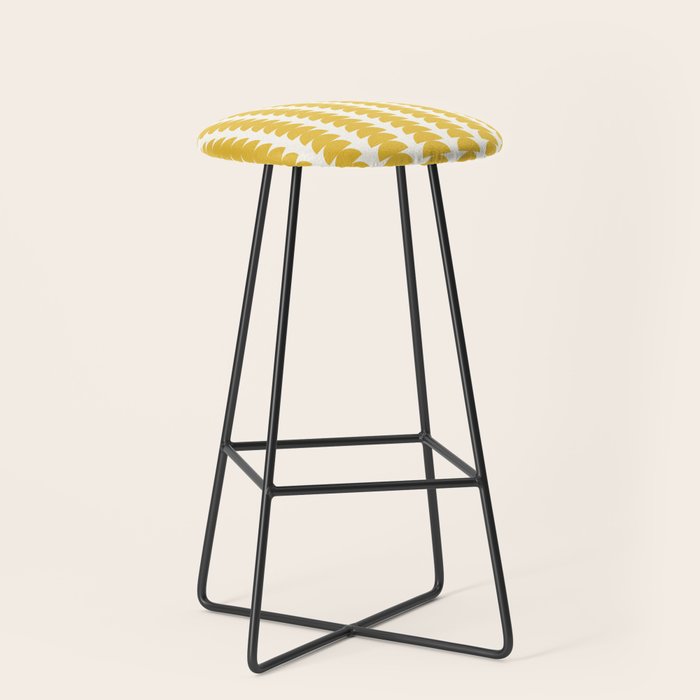 Maude Shapes Pattern - Golden Yellow Stool Gallery Image 1