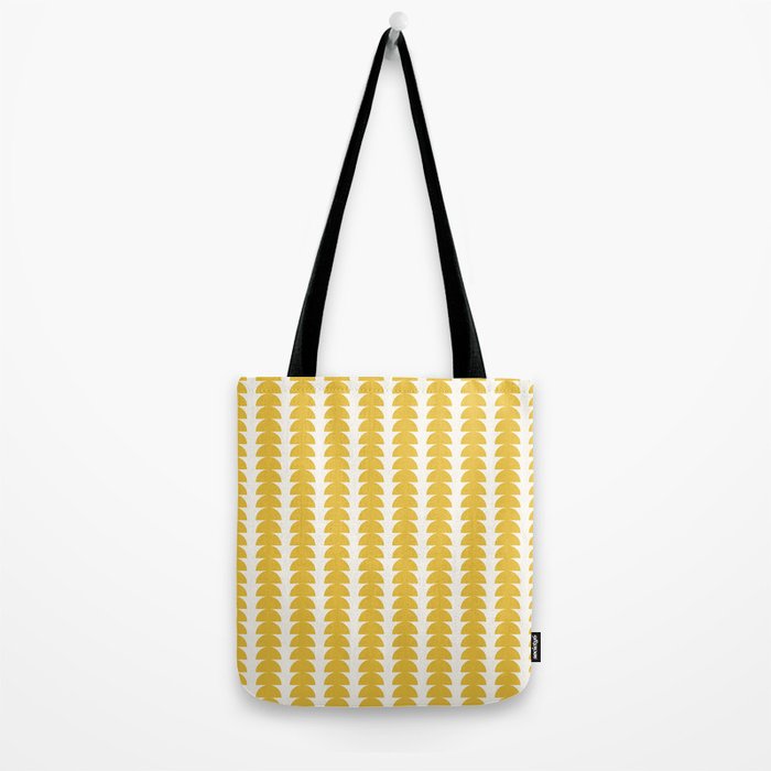Maude Shapes Pattern - Golden Yellow Tote Bag Gallery Image 2