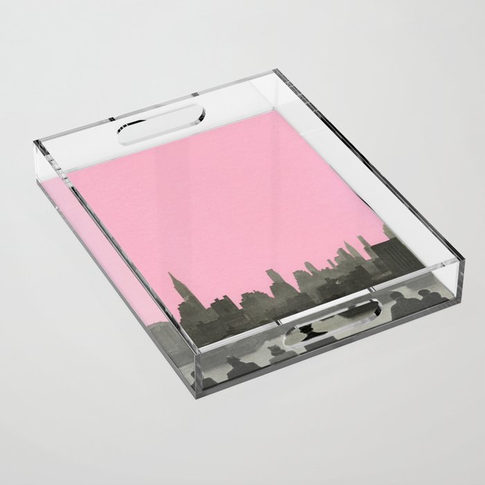 New York Nights Acrylic Tray Gallery Image 1