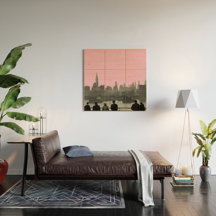 New York Nights Wood Wall Art Gallery Image 2