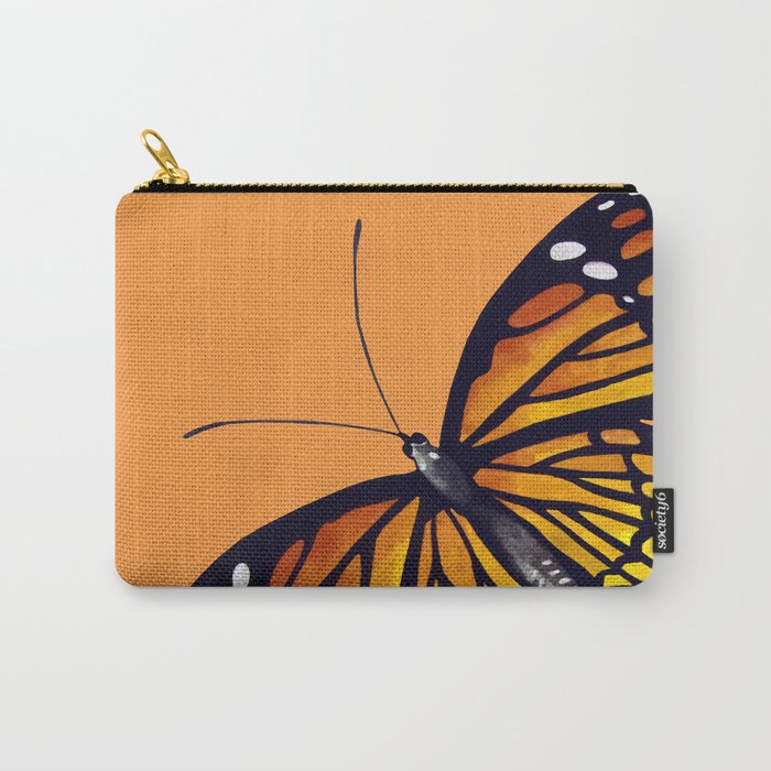 Monarch Butterflies Carry All Pouch Gallery Image 1