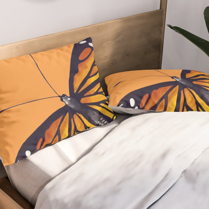 Monarch Butterflies Pillow Sham Gallery Image 2