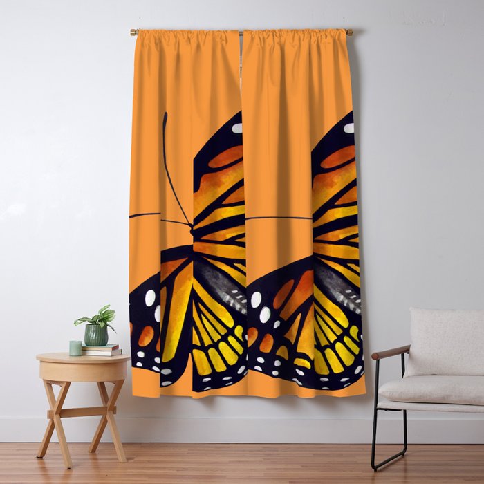 Monarch Butterflies Window Curtain Gallery Image 5