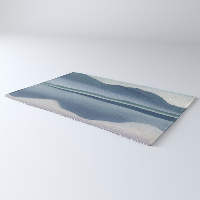 Georgia O'Keeffe  lake george formerly reflection seascape Rug Gallery Image 3