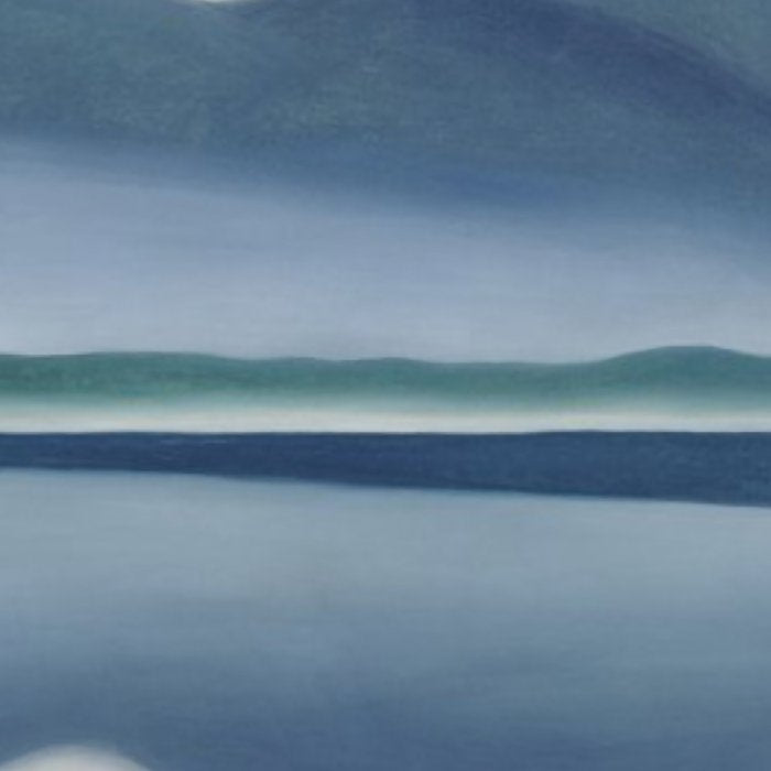 Georgia O'Keeffe  lake george formerly reflection seascape Coffee Mug Gallery Image 2