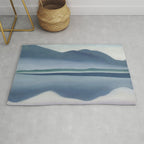 Georgia O'Keeffe  lake george formerly reflection seascape Rug Gallery Image 1