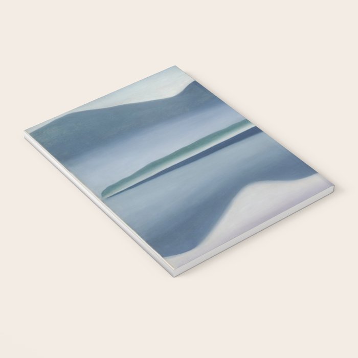 Georgia O'Keeffe  lake george formerly reflection seascape Notebook Gallery Image 3