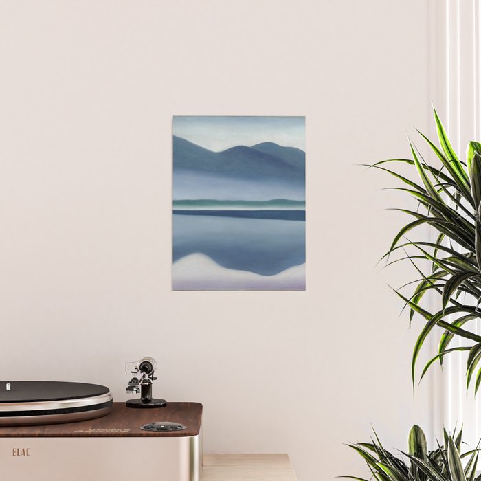 Georgia O'Keeffe  lake george formerly reflection seascape Poster Gallery Image 2