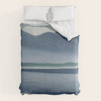 Georgia O'Keeffe  lake george formerly reflection seascape Comforter Gallery Image 6